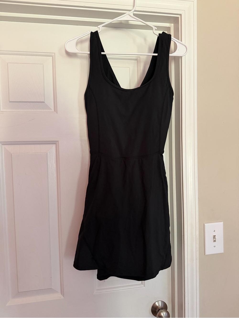 HALARA Black Scoop Neck Mini Dress